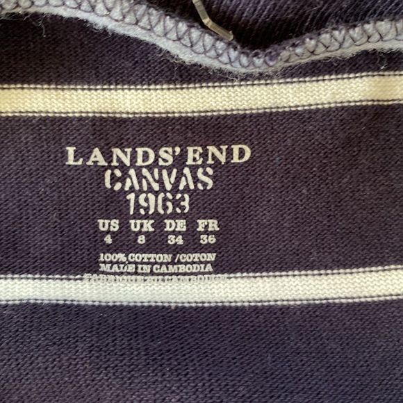 Land's End 100% Cotton Nautical Sleeveless Dress 🛥️ - Picture 3 of 6